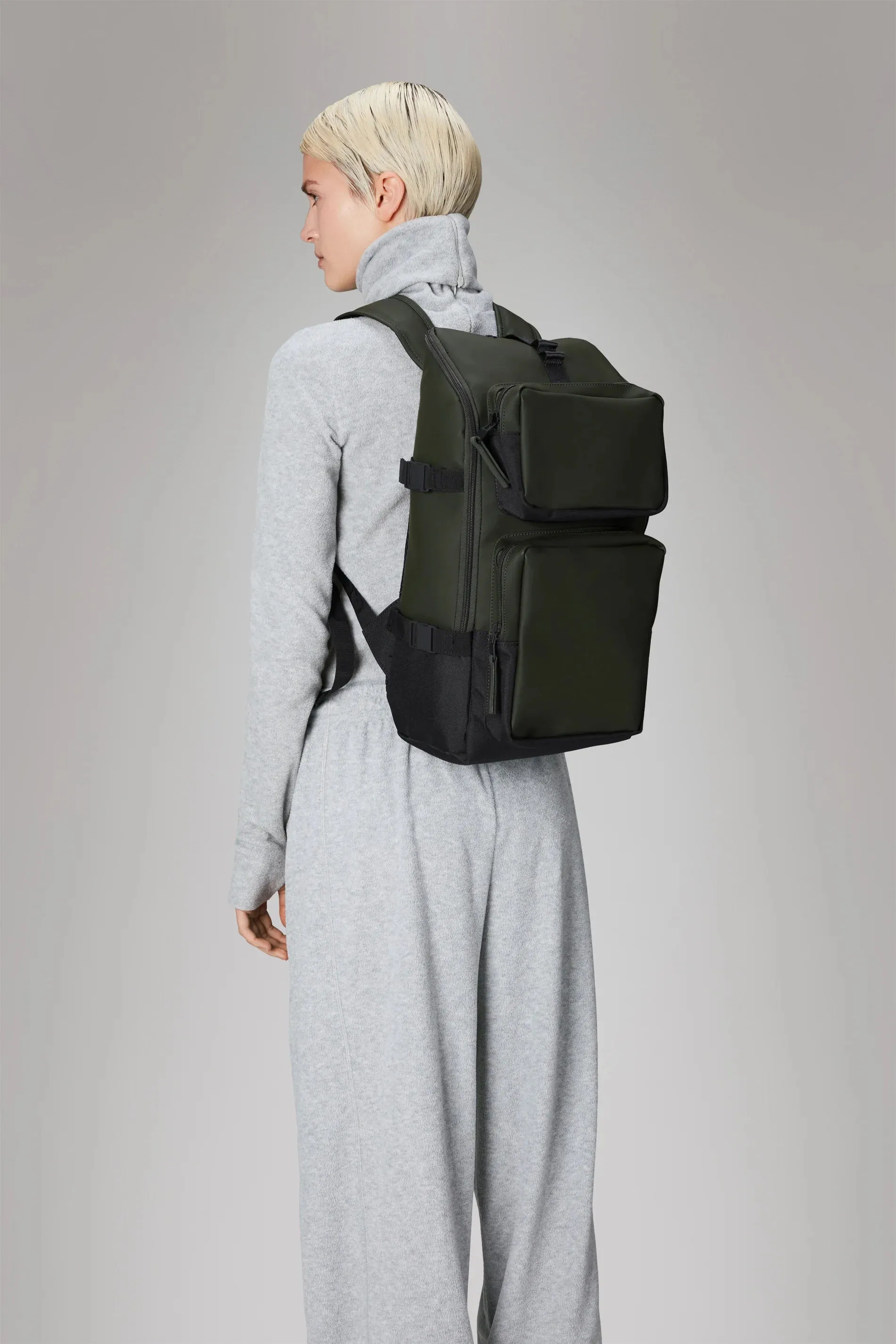 W4-14330 Trail Cargo Backpack Green  