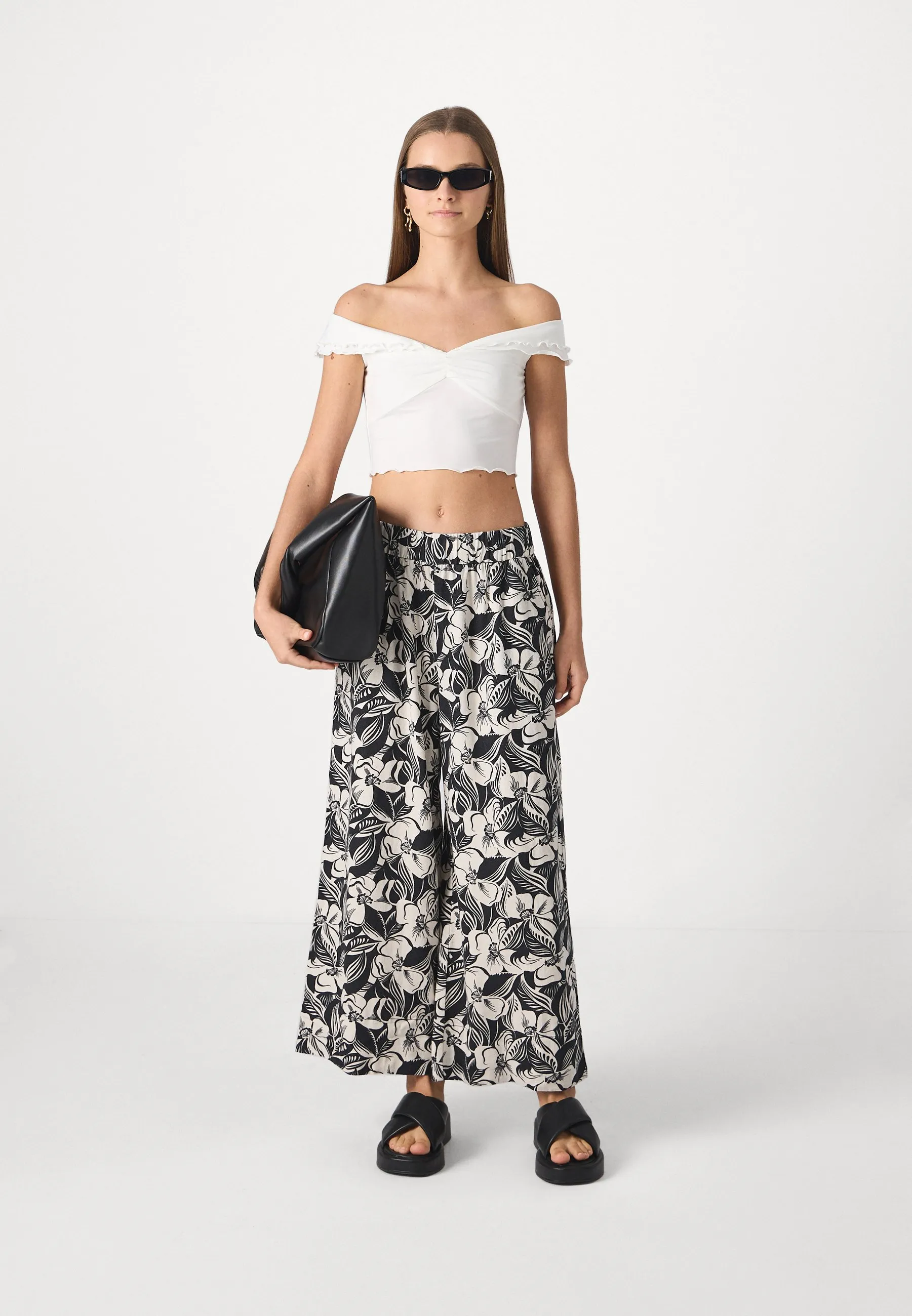 WIDE LEG CROP  - Pantaloni