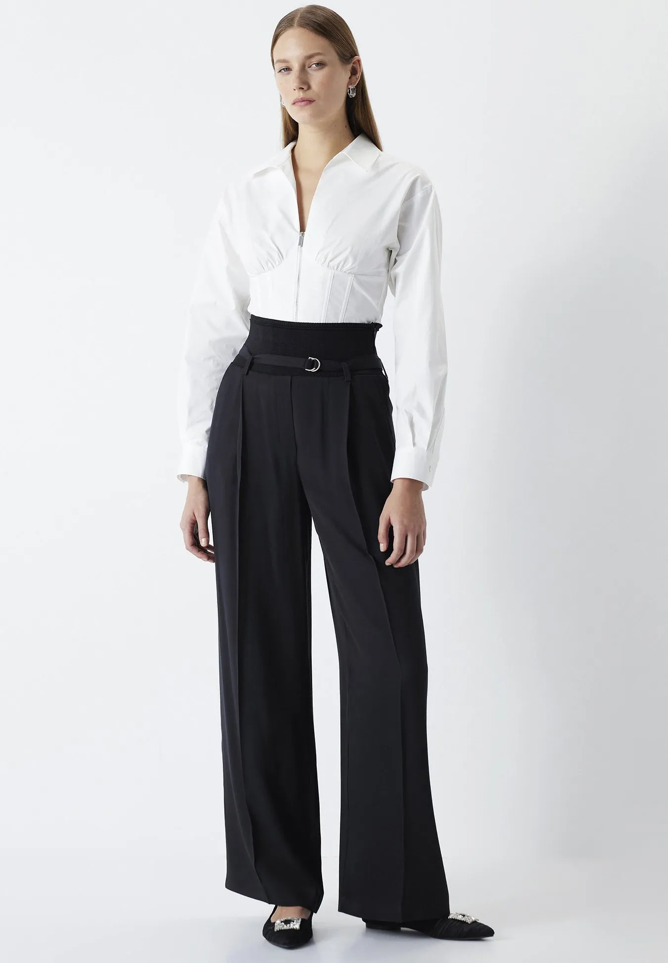 WIDE LEG FIT - Pantaloni