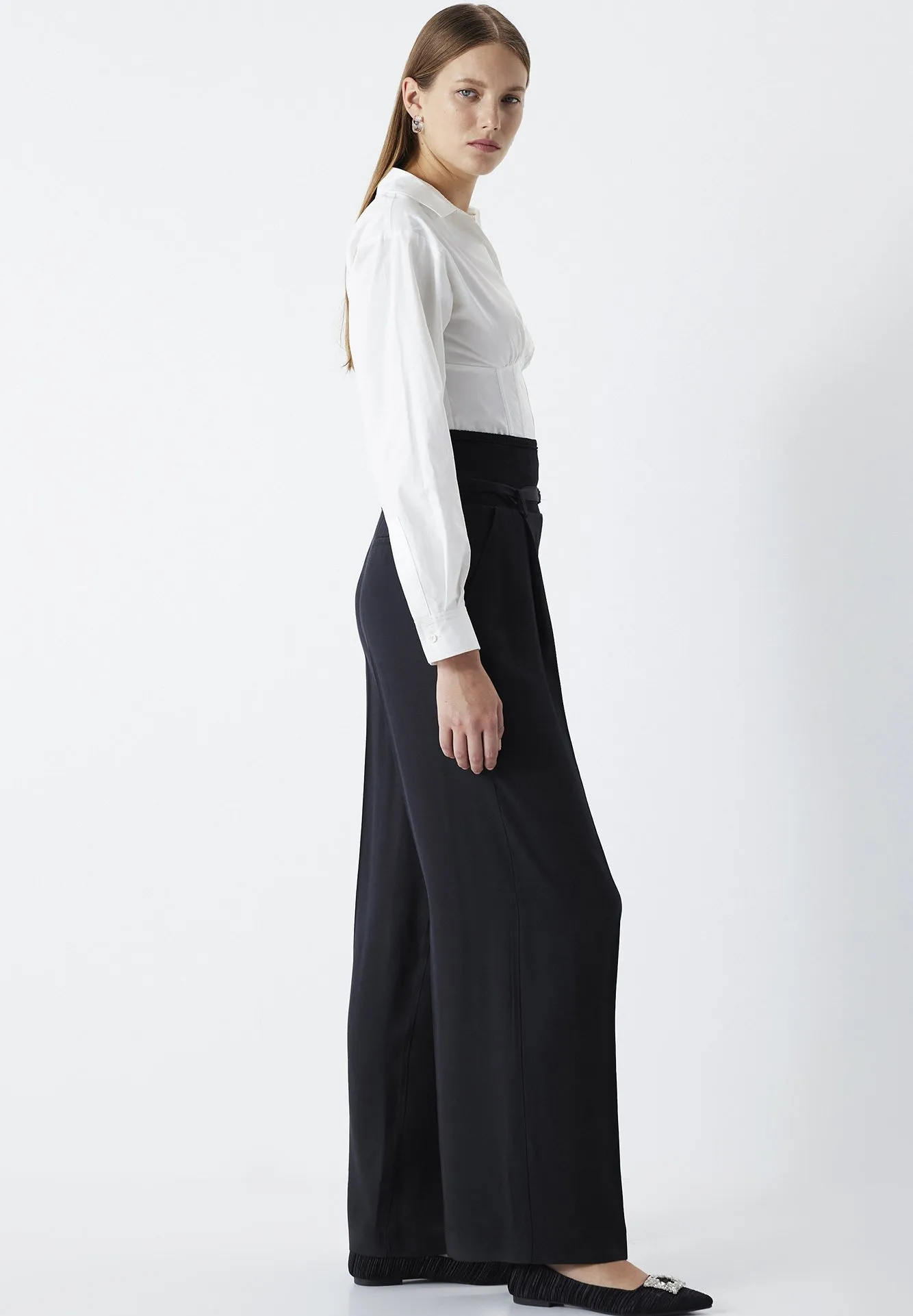 WIDE LEG FIT - Pantaloni