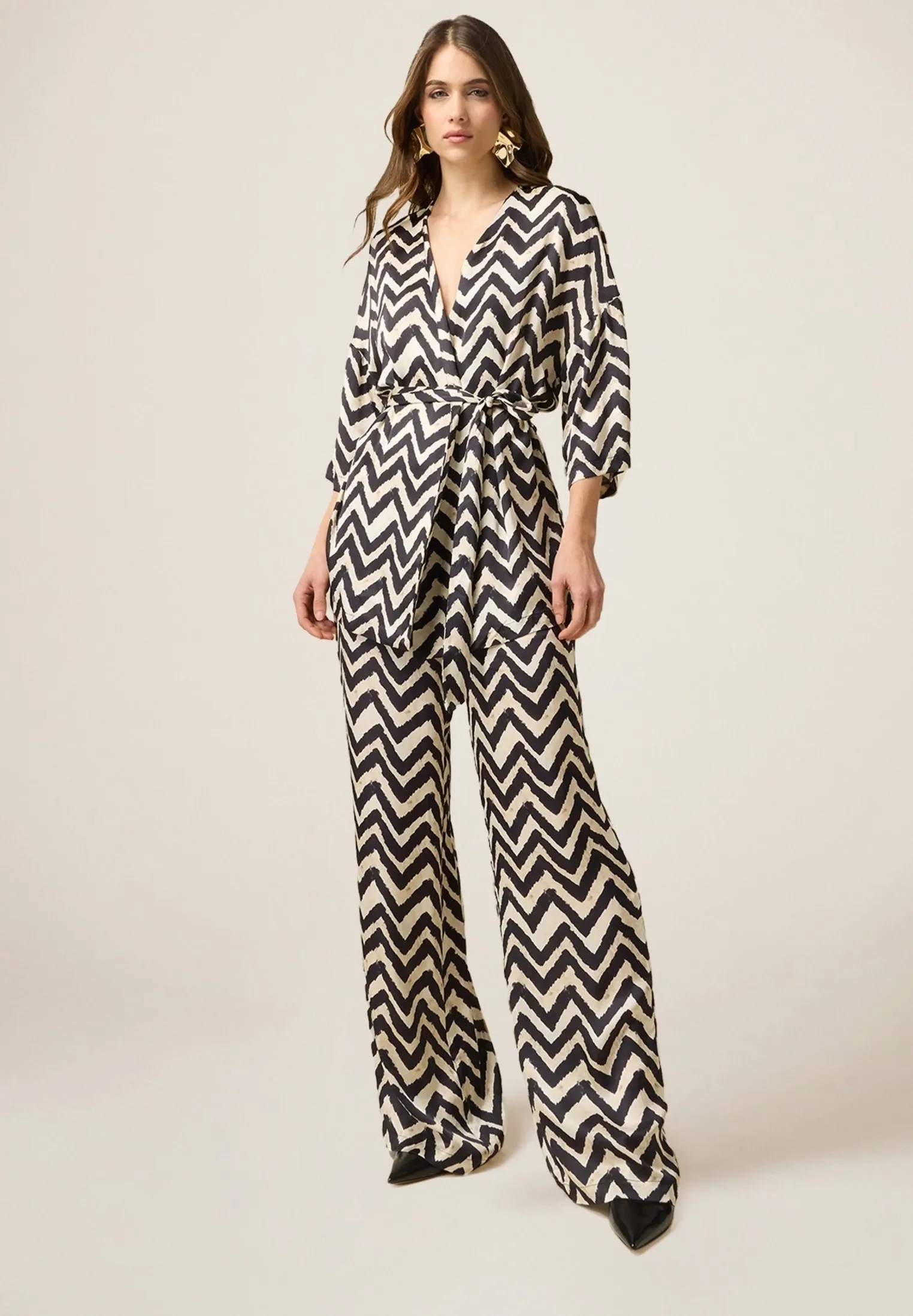 WIDE LEG IN  FANTASIA - Pantaloni