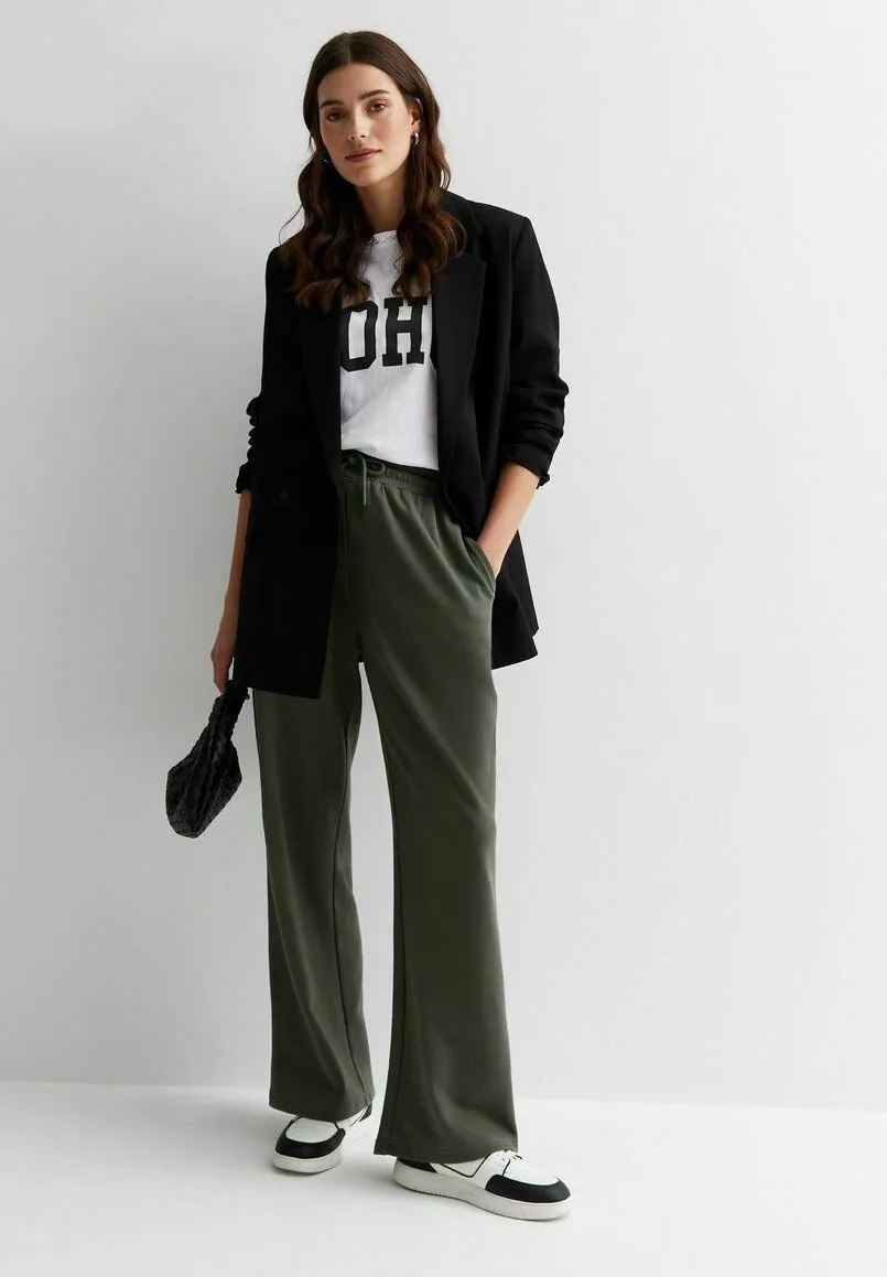 WIDE LEG JOGGERS - Pantaloni sportivi