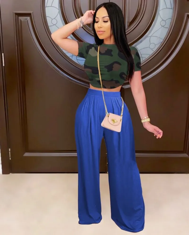 Wide Leg Pant Ladies High Waist Pantalon Palazzo Oversized Women Spring Casual Pants Solid Trouser