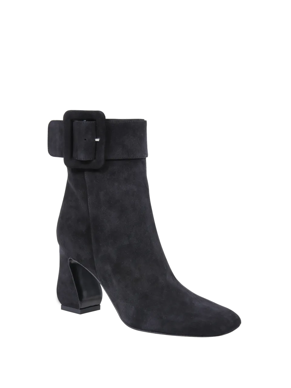 WOMAN SI ROSSI BLACK LEATHER BOOTIE