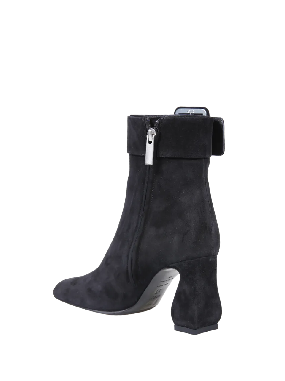 WOMAN SI ROSSI BLACK LEATHER BOOTIE