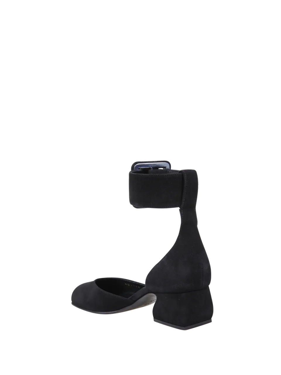 WOMAN SI ROSSI BLACK LEATHER PUMP