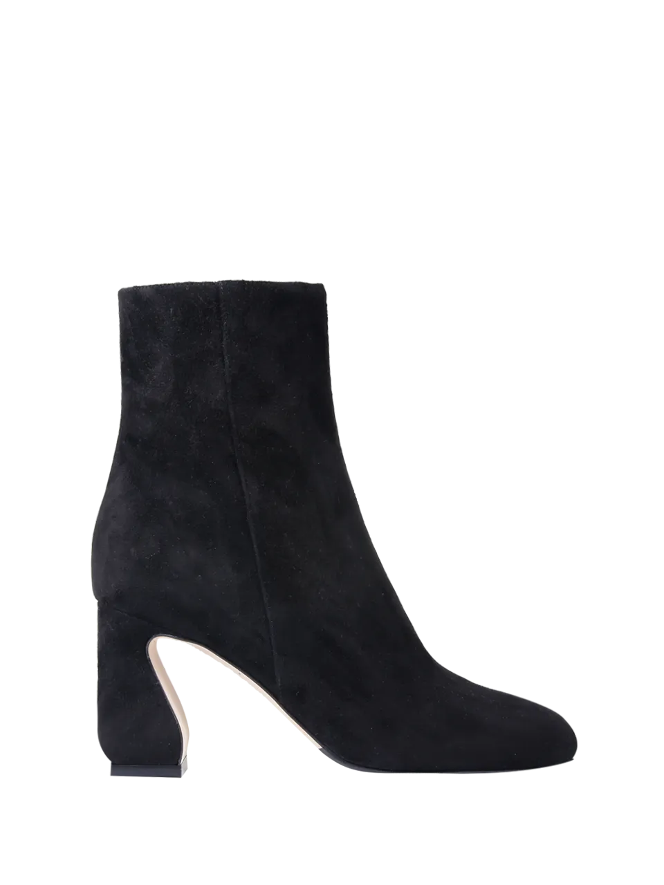 WOMAN SI ROSSI BLACK SUEDE BOOTIE