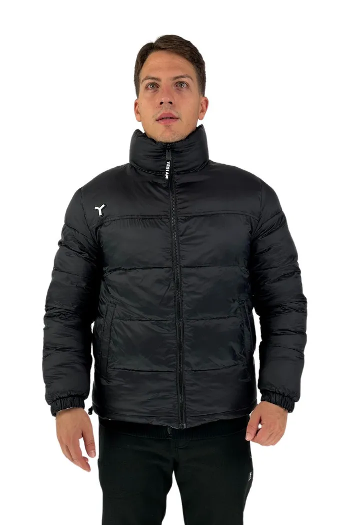 Yes I Am piumino reversibile in fantasia militare con logo ricamato yia00085