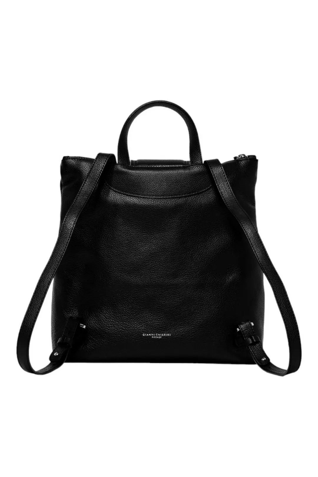 zaino donna in pelle nero