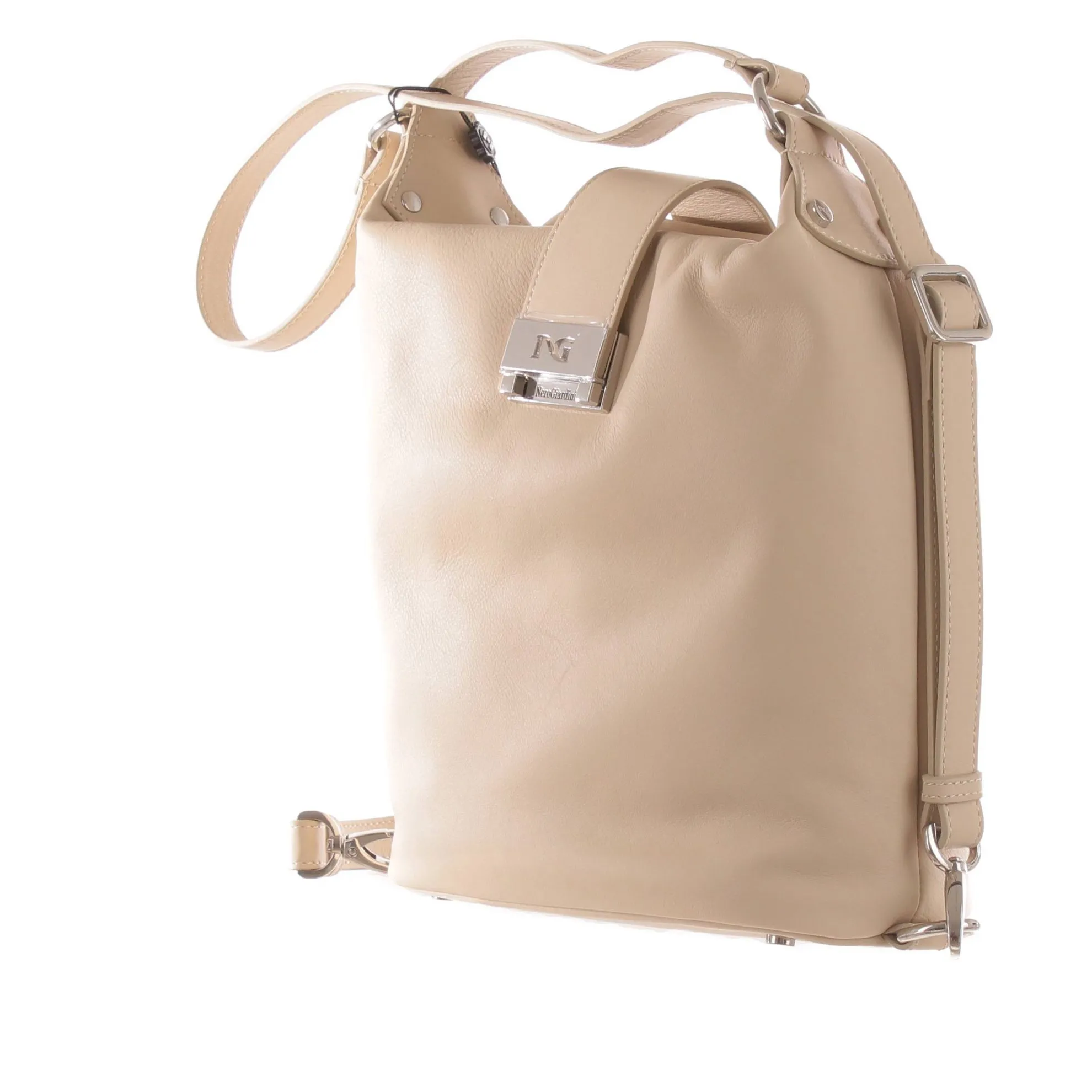 Zaino in pelle trasformabile