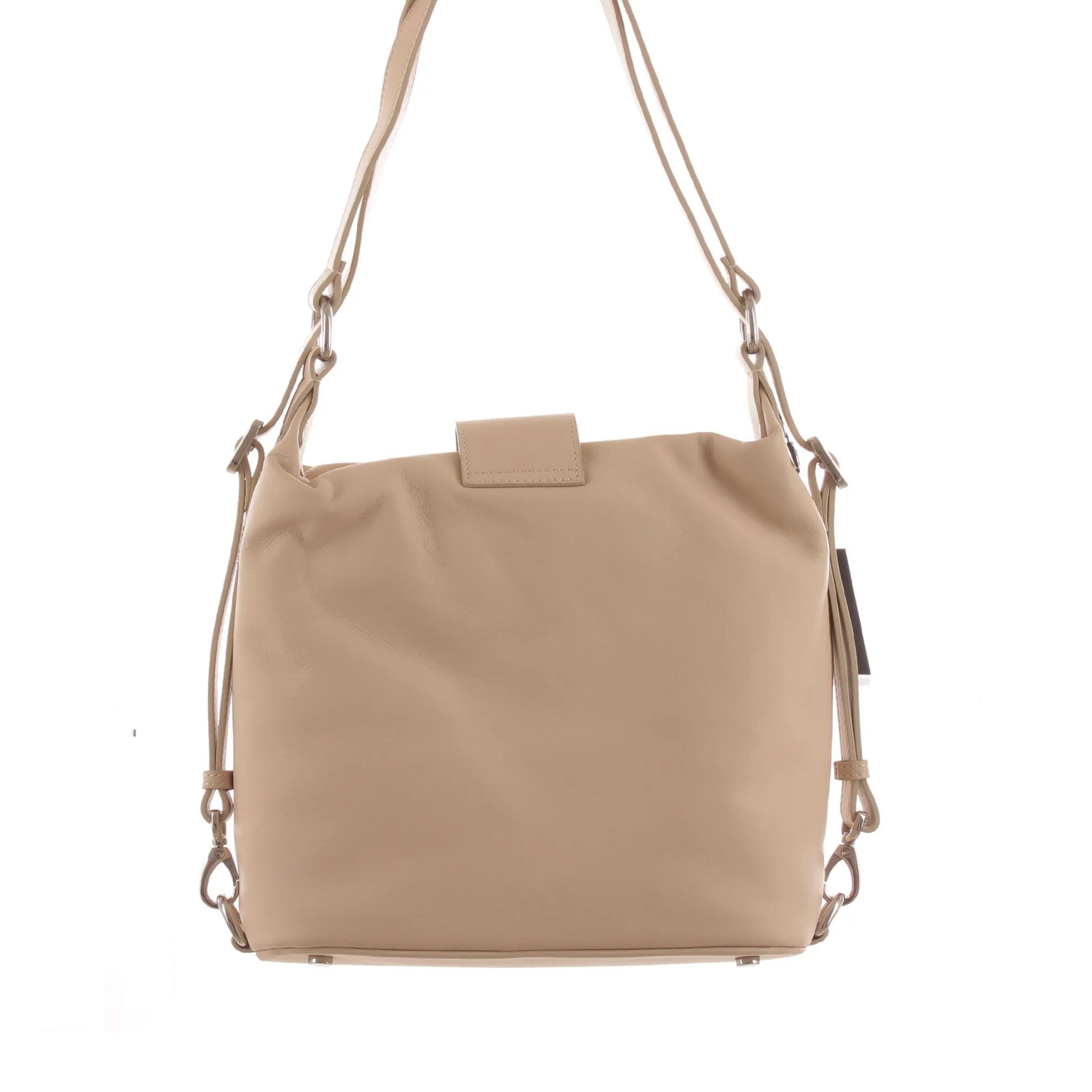Zaino in pelle trasformabile