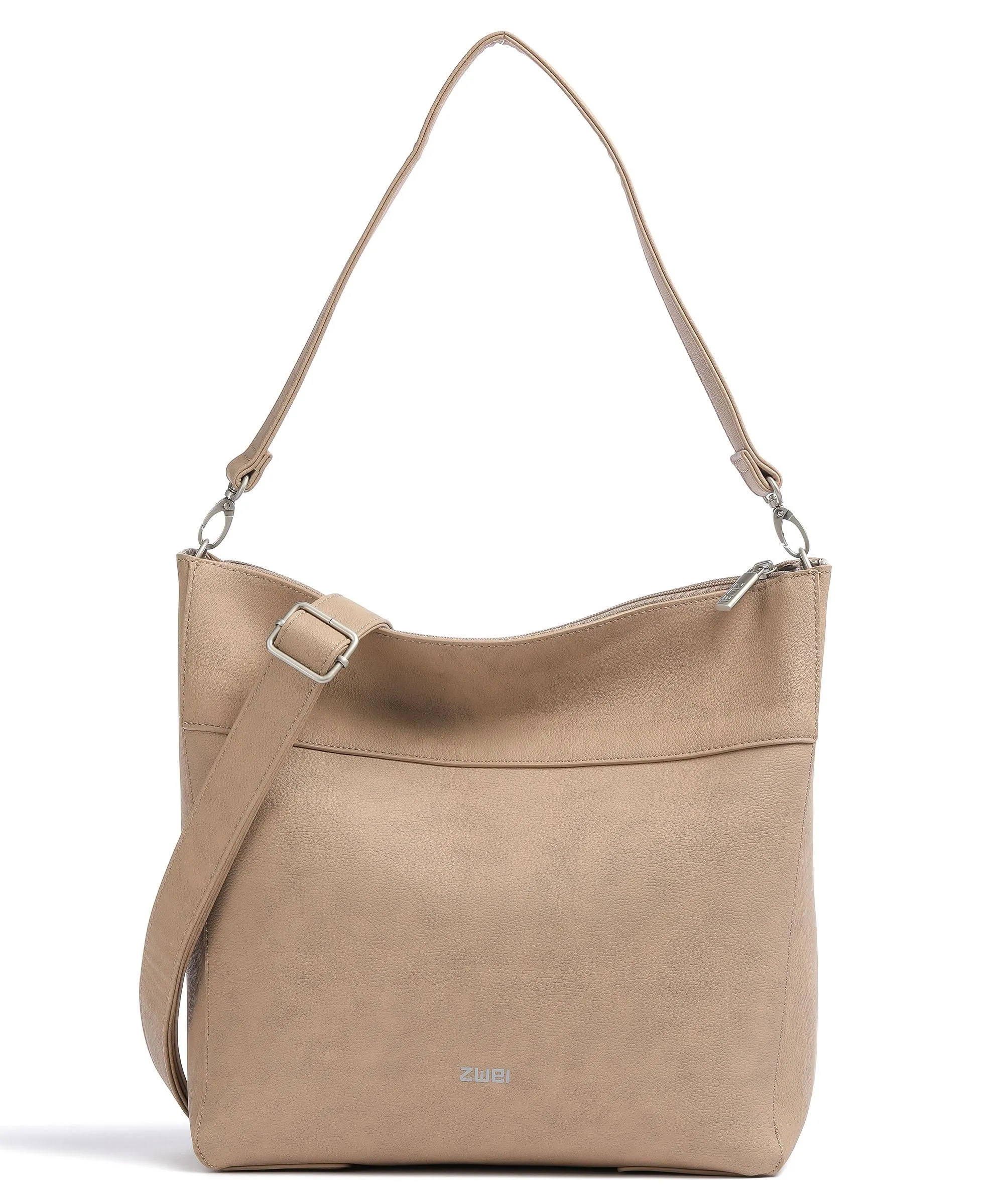  Zwei Mademoiselle.M M110 Borsa hobo pelle sintetica beige  