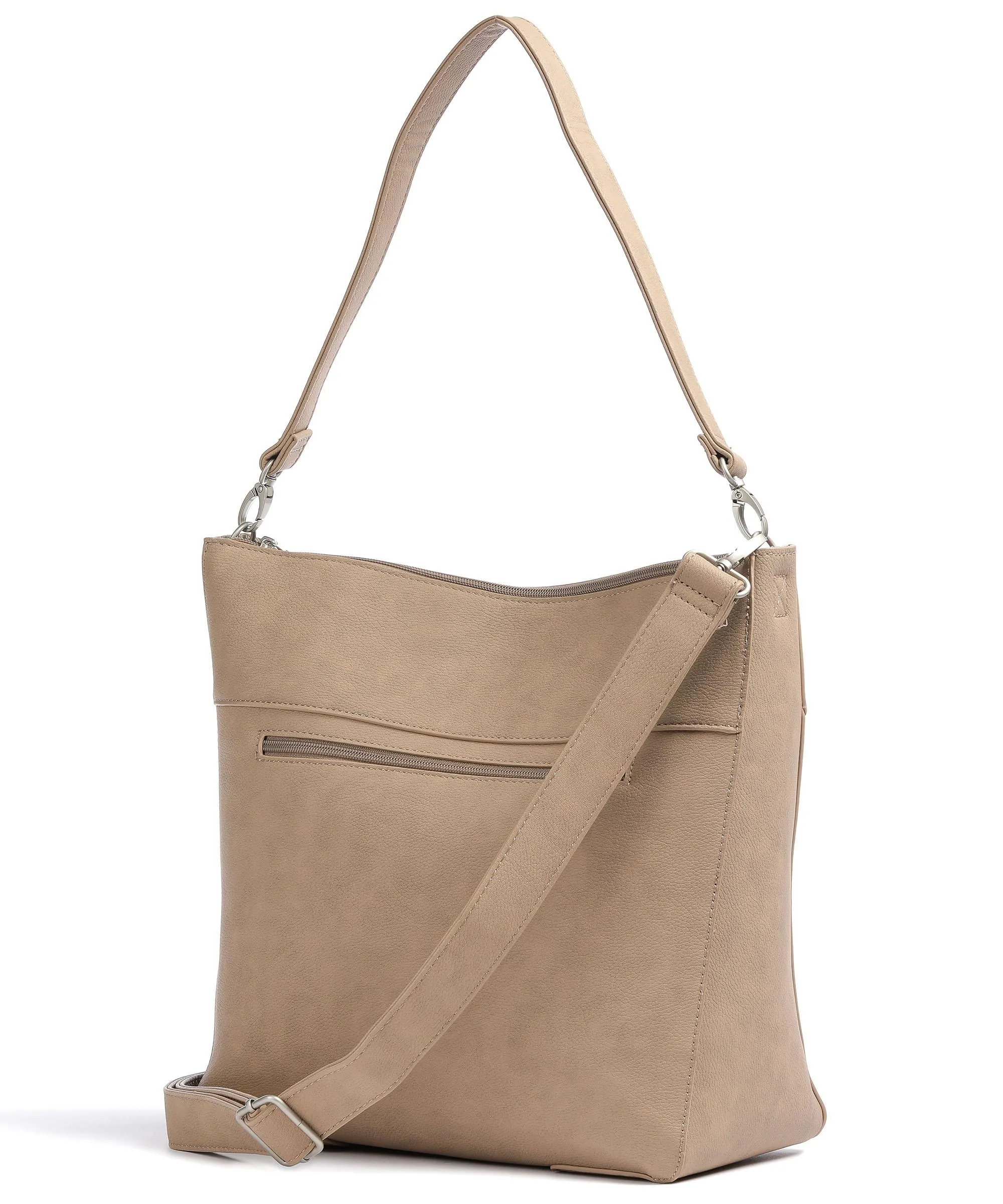  Zwei Mademoiselle.M M110 Borsa hobo pelle sintetica beige  