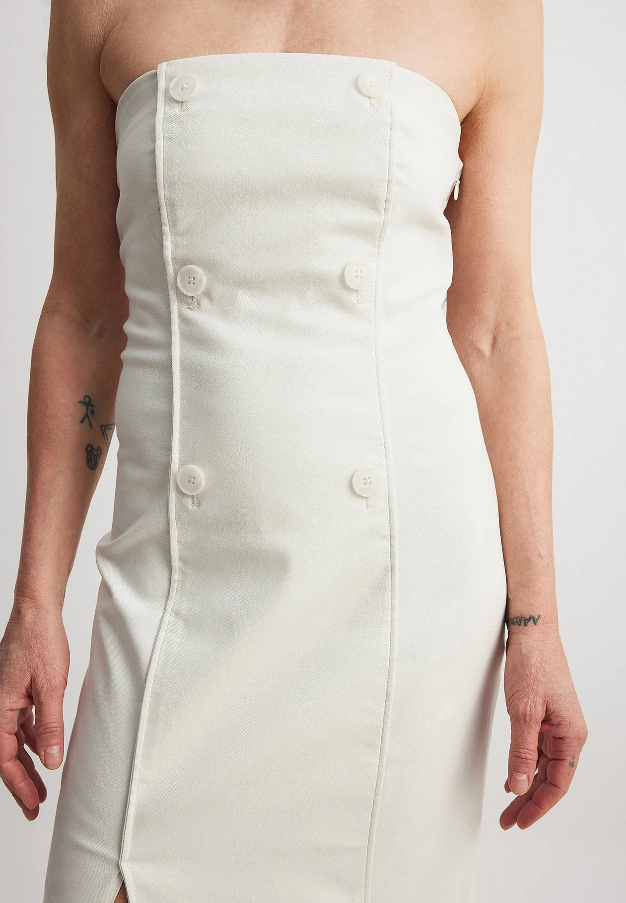 ZWEIREIHIGES BANDEAU - Vestito lungo